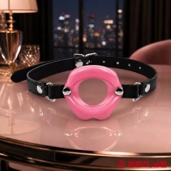 Lèvres de blowjob noires avec sangle Bad-Boy-Good-Lips