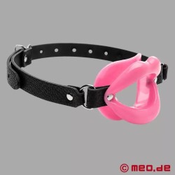 Lèvres de blowjob noires avec sangle Bad-Boy-Good-Lips