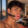 Lèvres de blowjob noires avec sangle Bad-Boy-Good-Lips