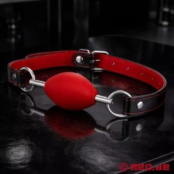 Baillon boule ovale rouge