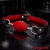 Baillon boule ovale rouge