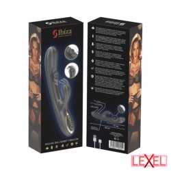 Vibrateur Rabbit avec perle roulante Ibiza