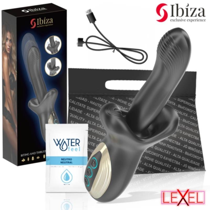 Vibrateur effet poussant et mordant Ibiza
