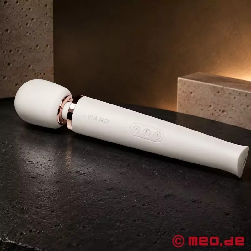 Le Wand Rechargeable Vibrating Massager™ – Masseur vibrant de luxe gris