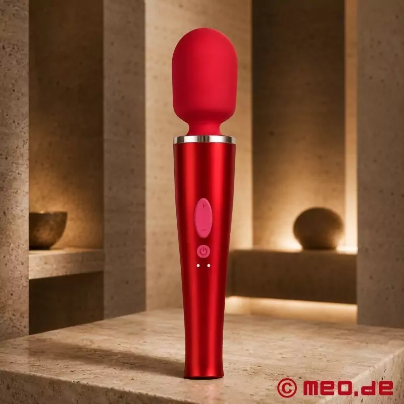 Masseur vibrant de luxe rouge CARESSE Pro