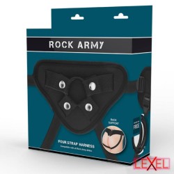 Harnais réglable et anneaux flexibles - Rockarmy