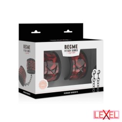 Menottes Premium Doublées Edition rouge Begme