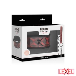 Collier Premium Doublé Edition rouge Begme