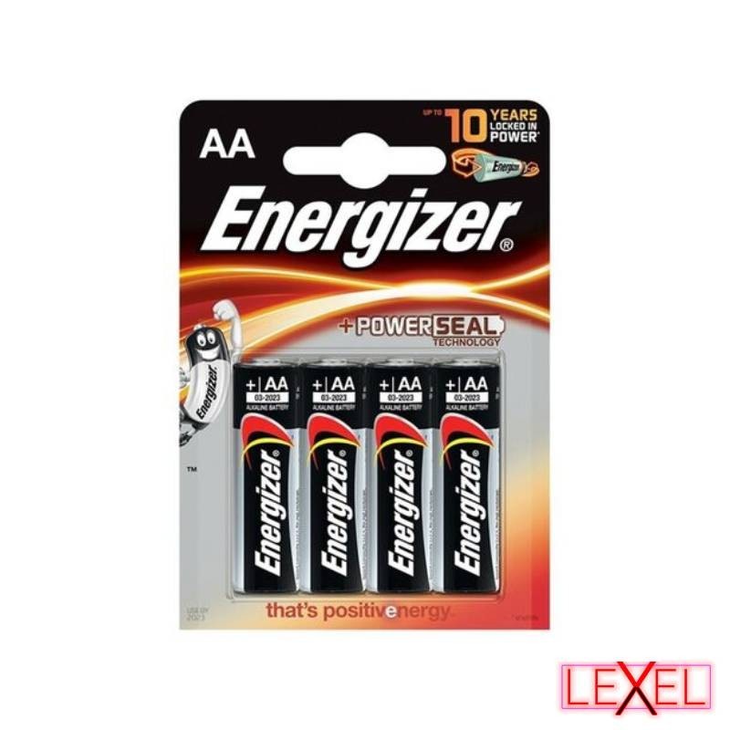 Piles Alcalines AA LR6 x4 Energizer