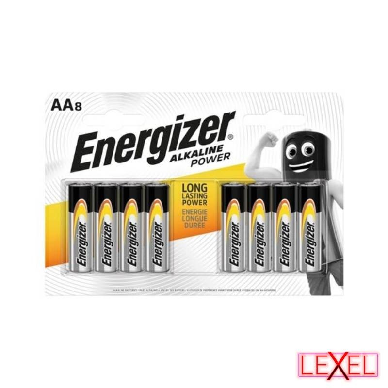 Piles Alcalines AA LR6 x4 Power Energizer