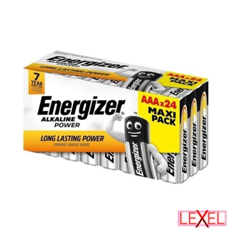 Piles Alcalines AAA LR6 x24 Power Energizer
