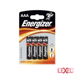Piles Alcalines AAA LR03 x4 Energizer