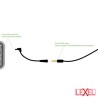 Cable adaptateur vers 3.5mm Electrastim