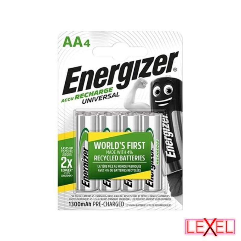 Batterie AA Universelle 1300Ah rechargeable Energizer