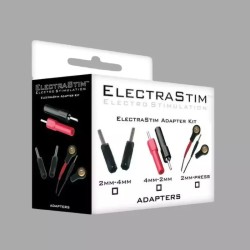 Kit adaptateur 4mm vers fiche banane 2mm ElectraStim
