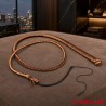 Fouet de luxe SM en cuir marron