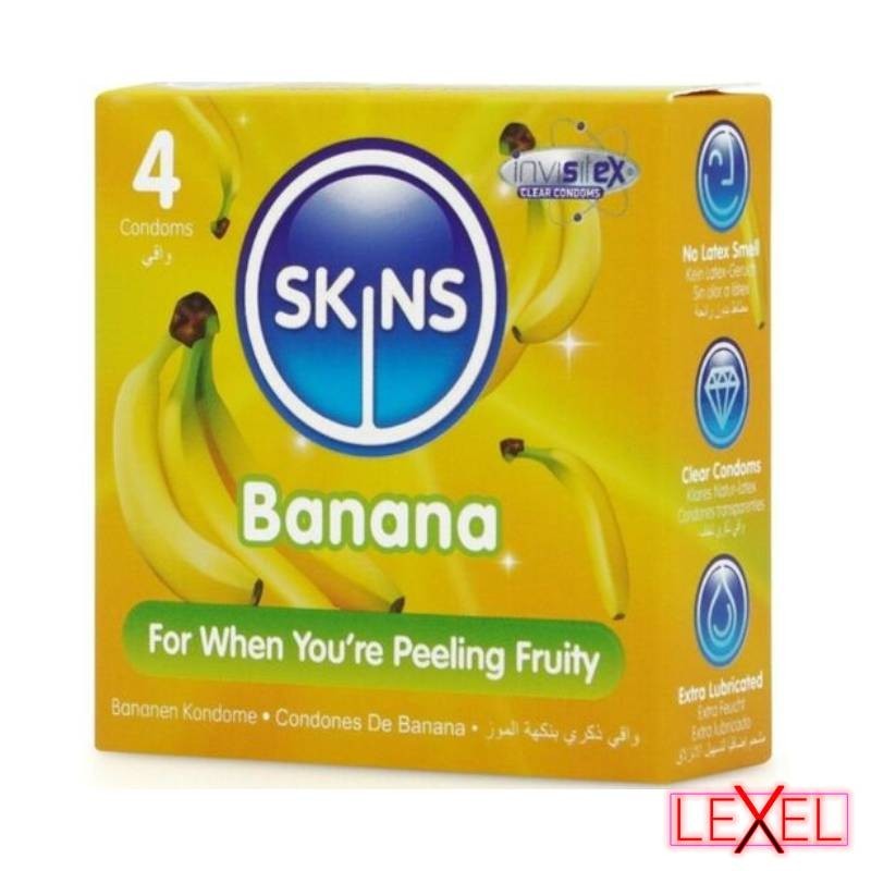 Préservatifs Banane Premium  Skins