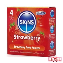 Préservatifs Fraise Premium Skins