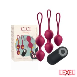 3 Perles de Kegel vibrantes Premium Cici Beauty