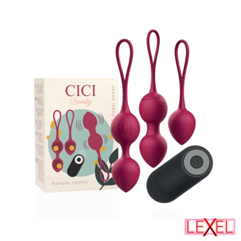 3 Perles de Kegel vibrantes Premium Cici Beauty