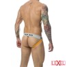 Jockstrap rayures noir orange MOB