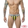 Jockstrap rayures noir jaune MOB