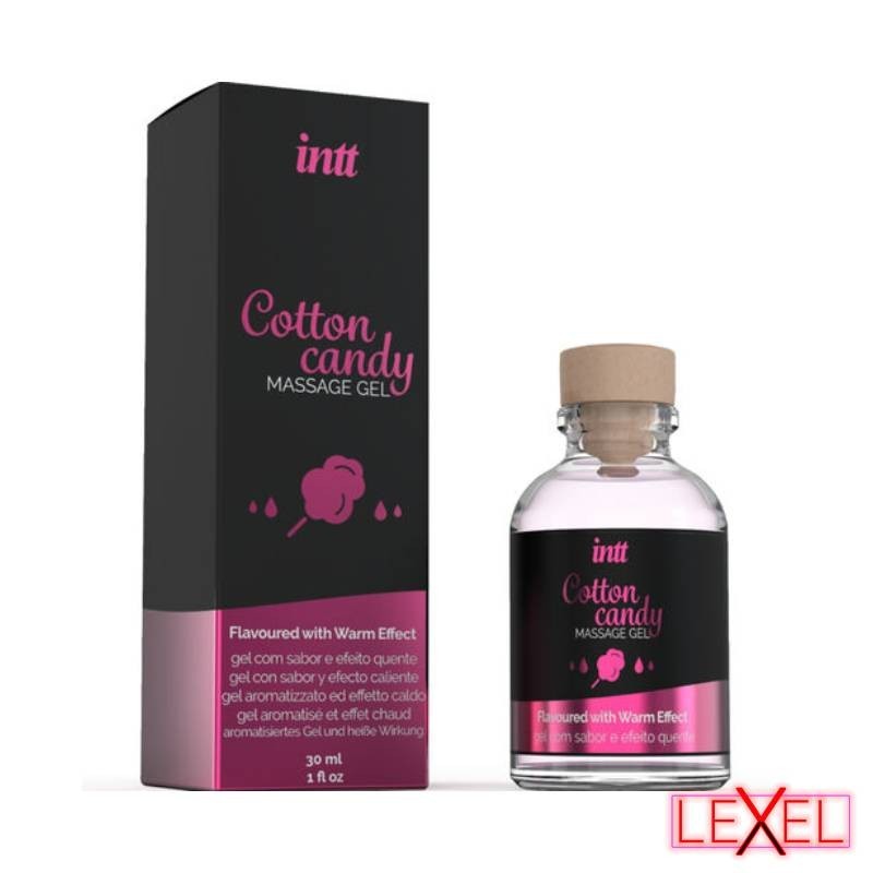 Gel de massage Cotton Candy Intt