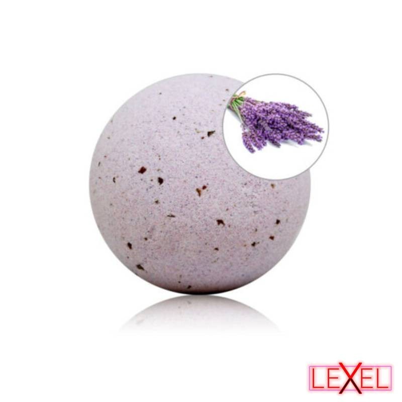 Bombe de bain lavande pétales de rose Taloka