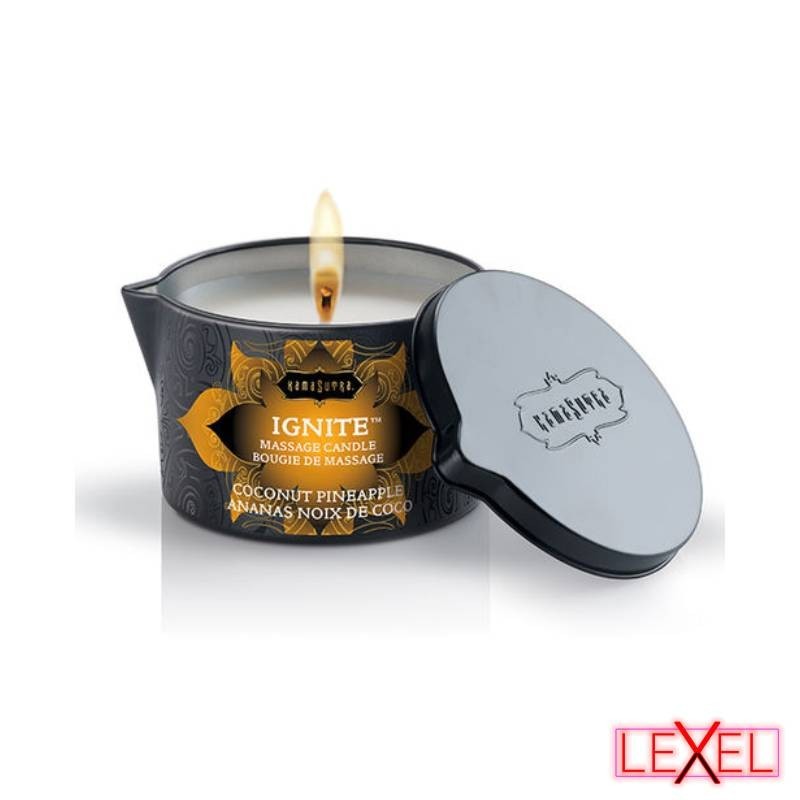 Bougie de massage ananas coco Kamasutra