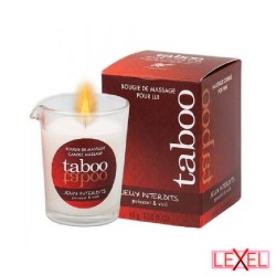 Bougie de massage lichen sauvage Taboo Ruf