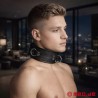 Collier BDSM en cuir à piquants