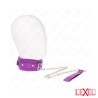 Collier violet avec laisse Kink