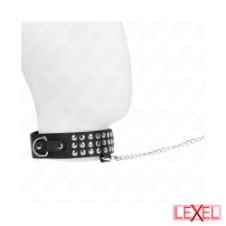 Collier avec brillants avec laisse kink