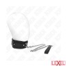 Collier lourd en cuir avec laisse Kink