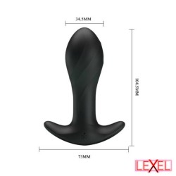 Vibrateur anal noir Pretty Love