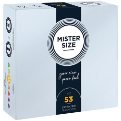 Préservatifs 53mm M MISTER SIZE