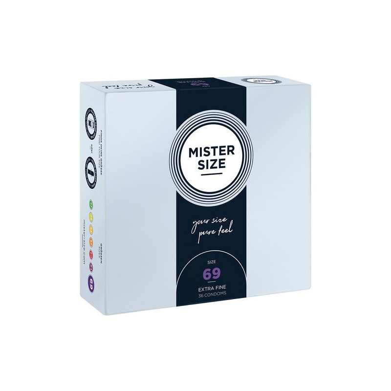 Préservatifs 69mm XXXL MISTER SIZE