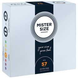 Préservatifs 57mm L MISTER SIZE