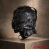 Sensory Deprivation - Cagoule Bondage en cuir