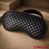Masque pour les yeux BDSM en cuir Black Diamond