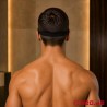 Masque pour les yeux BDSM en cuir Black Diamond