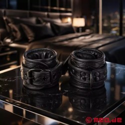 Menottes en cuir - Série Black Diamond