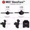 Masque facial verrouillable avec bâillon MEO SlaveFace