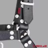 Harnais en cuir - Fetish Gear - Noir Blanc