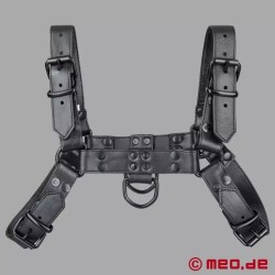 Harnais en cuir - Fetish Gear - Noir Noir
